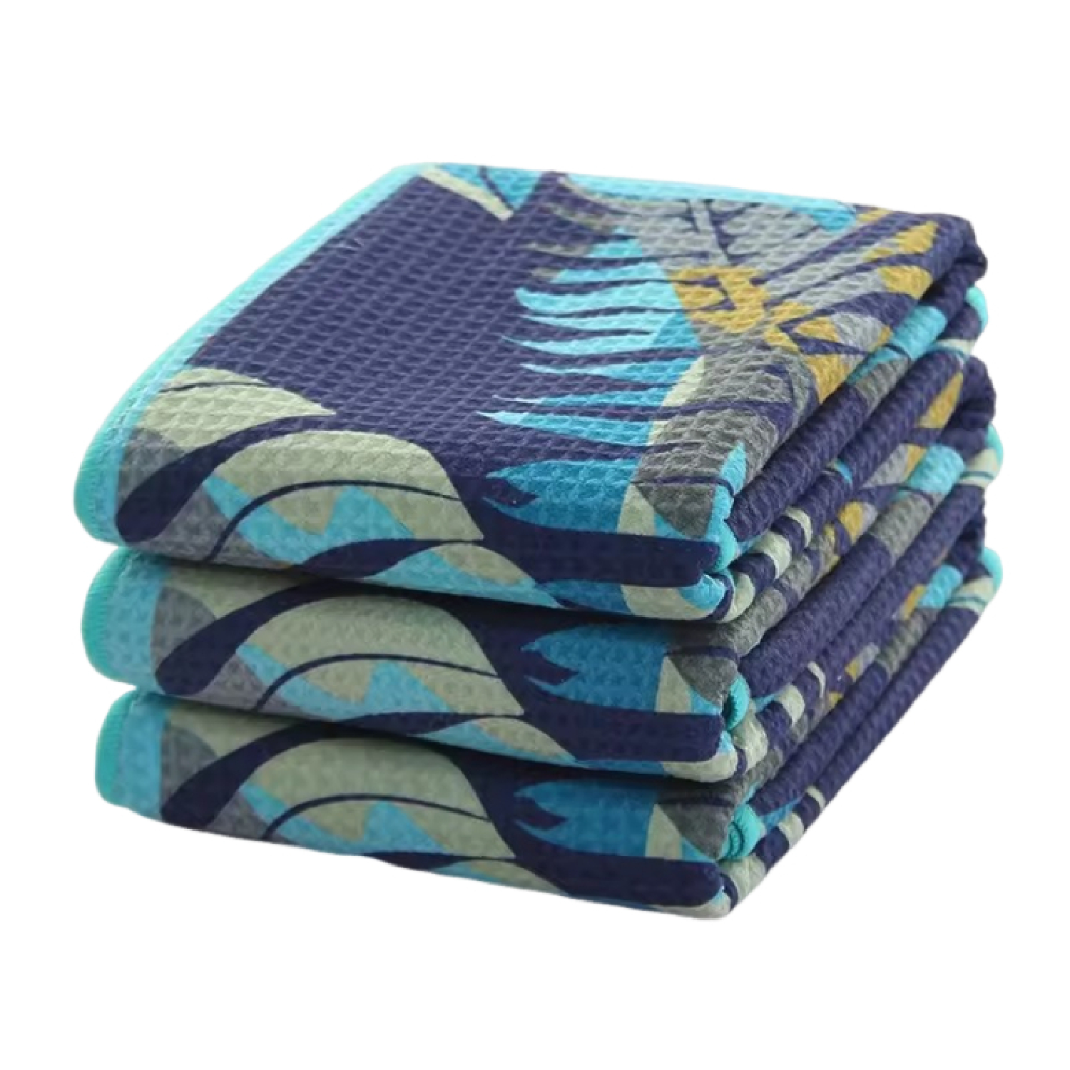 Full Color Waffle Yoga Mat Towel 3