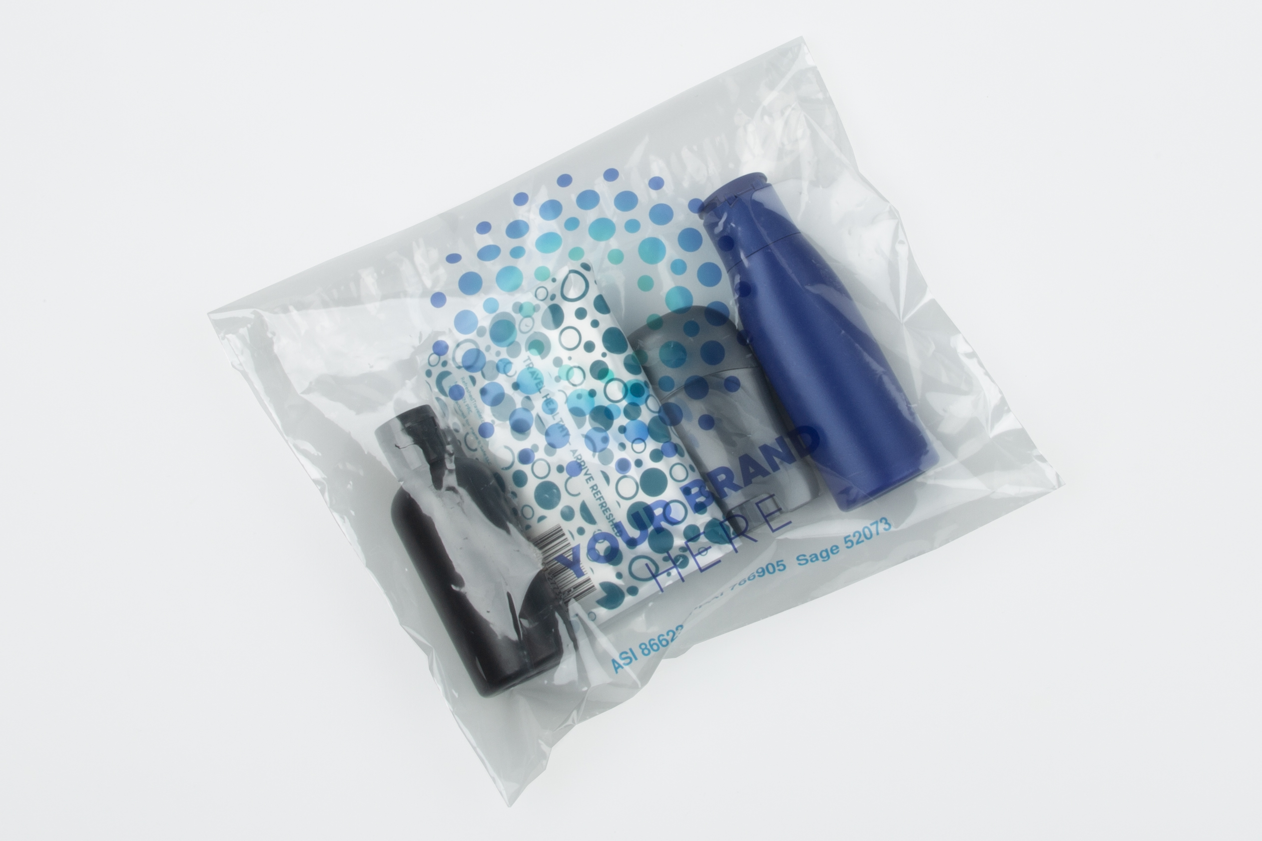 Clear Peel & Seal 2-Sided Plastic Bag (10" x 8")