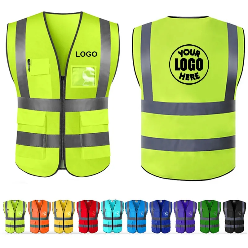 High Visibility Reflective Strips Safety Vest 2