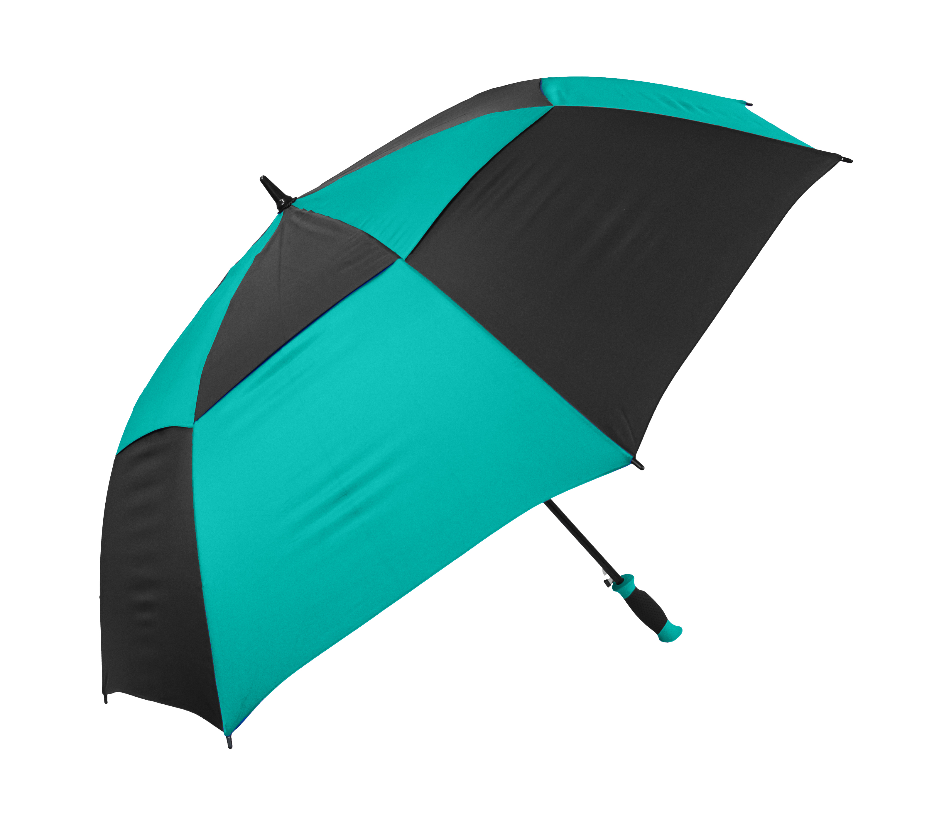 The Vented Checkerboard Golf Umbrella