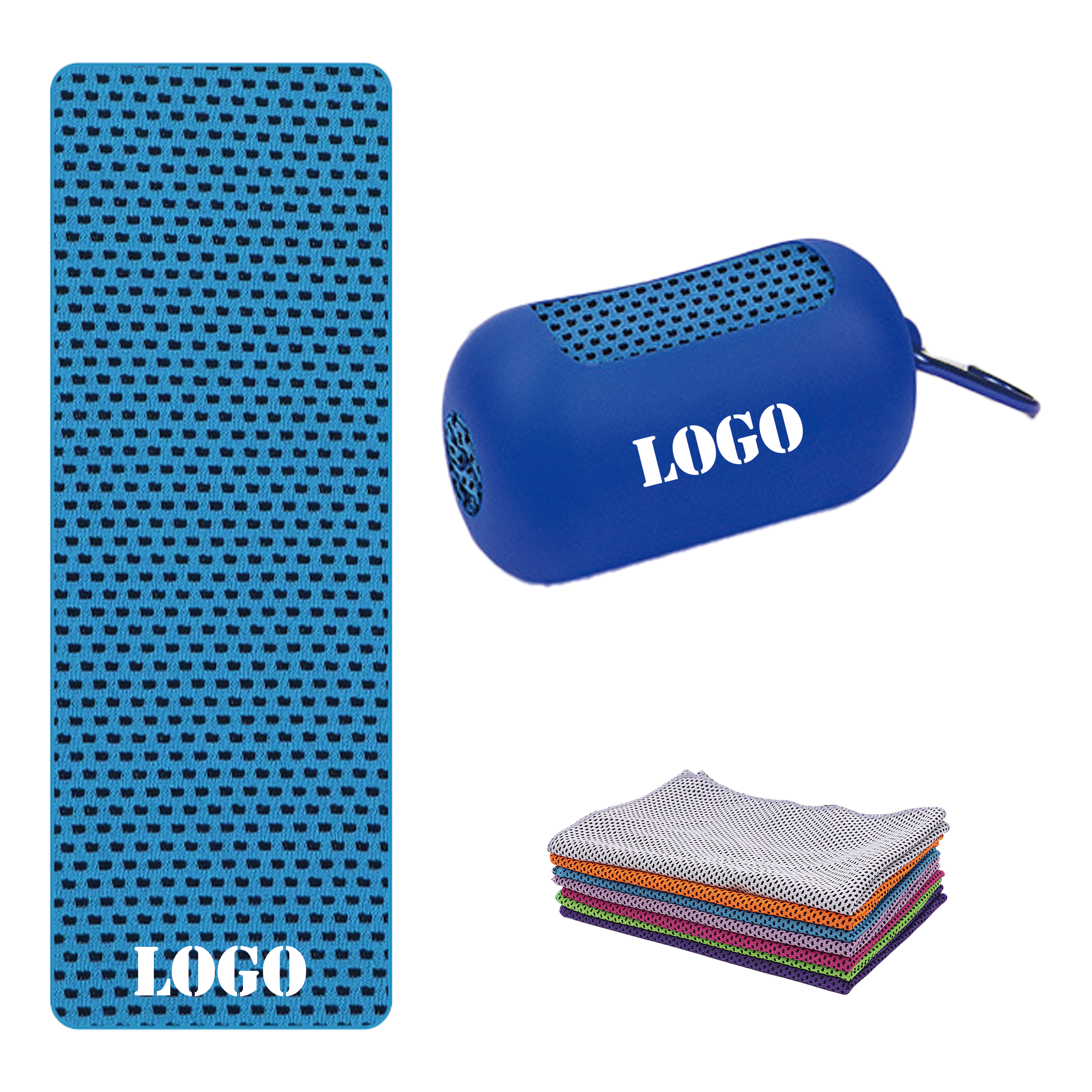Creative Portable Mini Silicone Cooling Towel Set 2