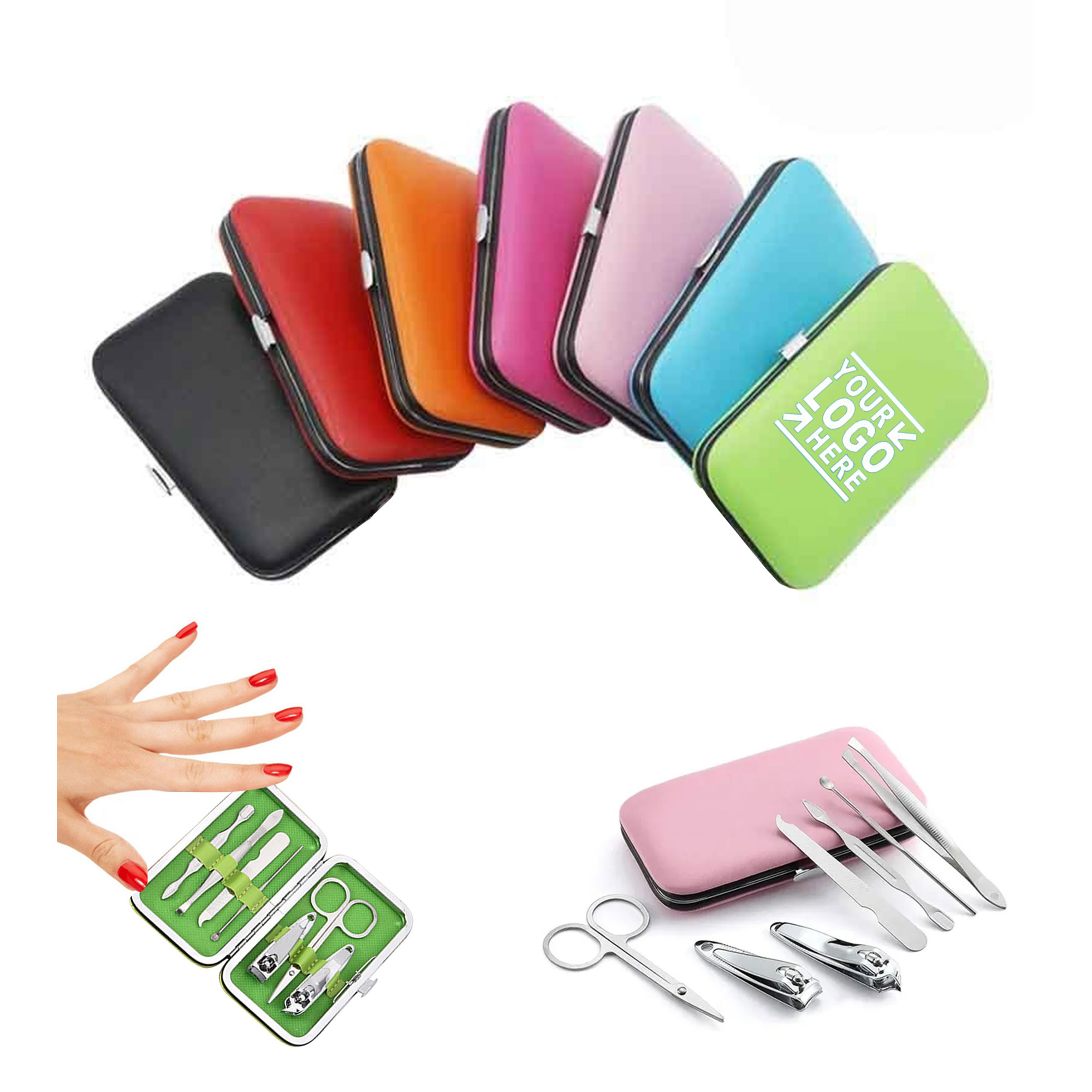 7 In 1 Nail Clippers Manicure Pedicure Set Tool Kit 4