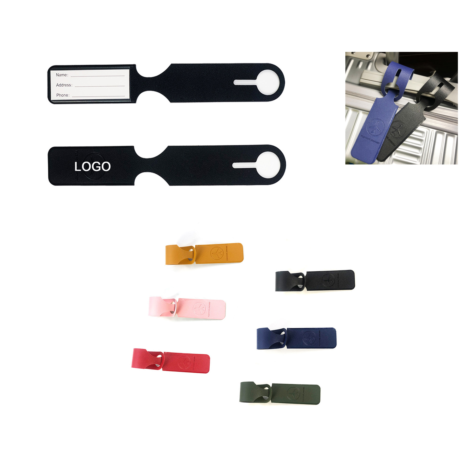 Leather Luggage Tags 1