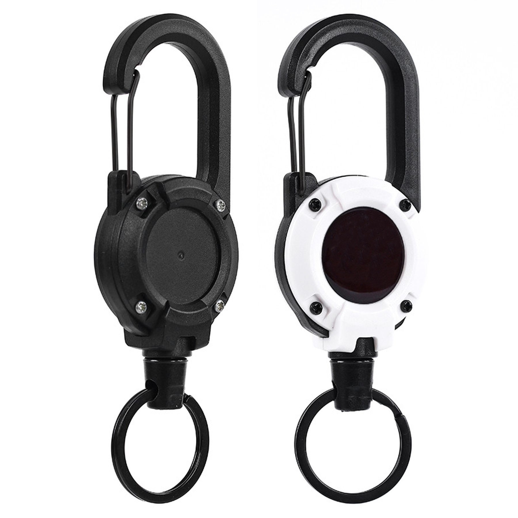 Retractable Key Chain With Steel Cable Climbing Key Ring 8