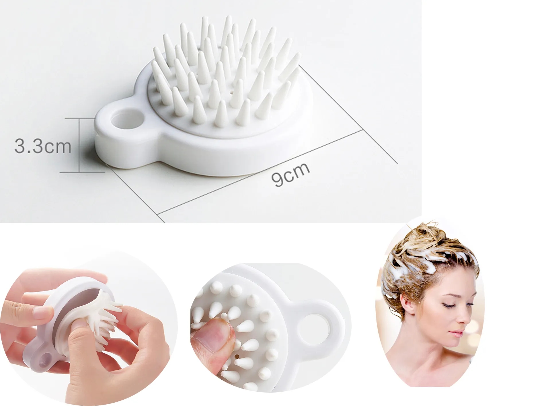 Silicone Massage Washing Hair Comb 2