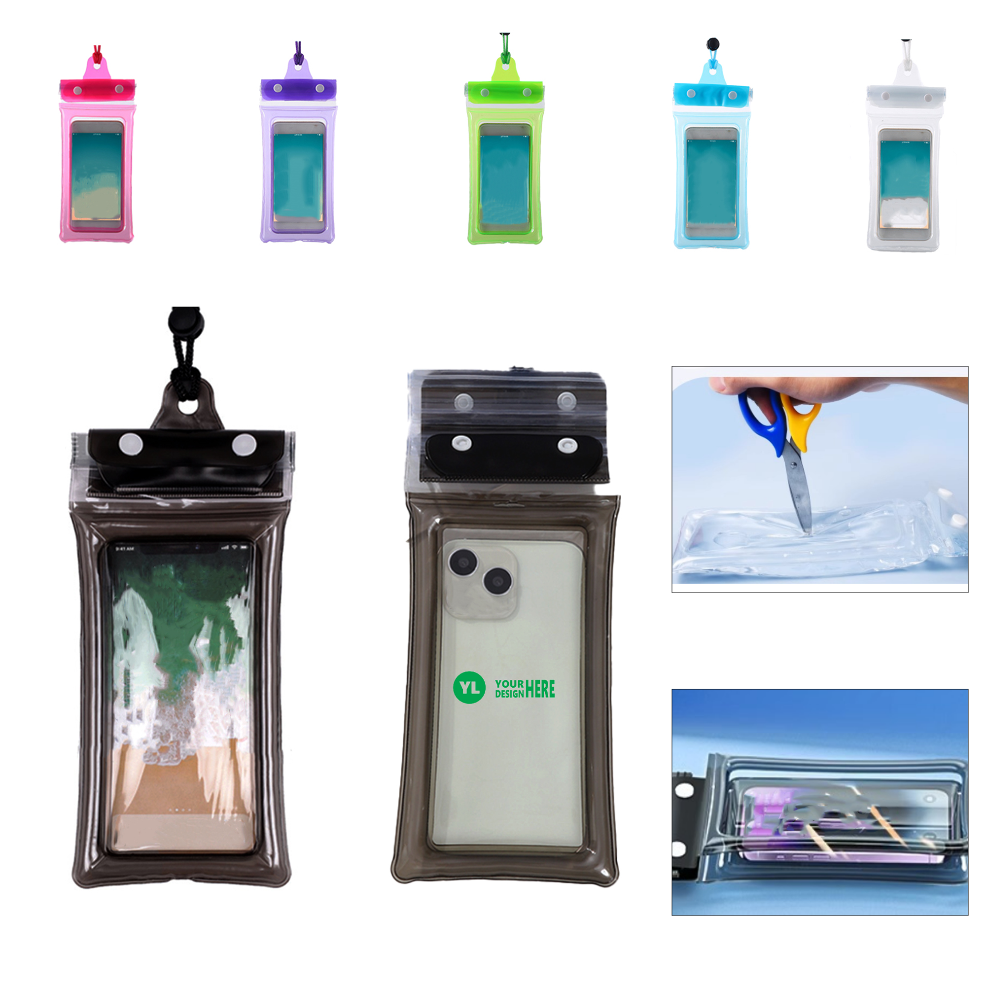 Floating Airbag Waterproof Case for Mobile Phones 2