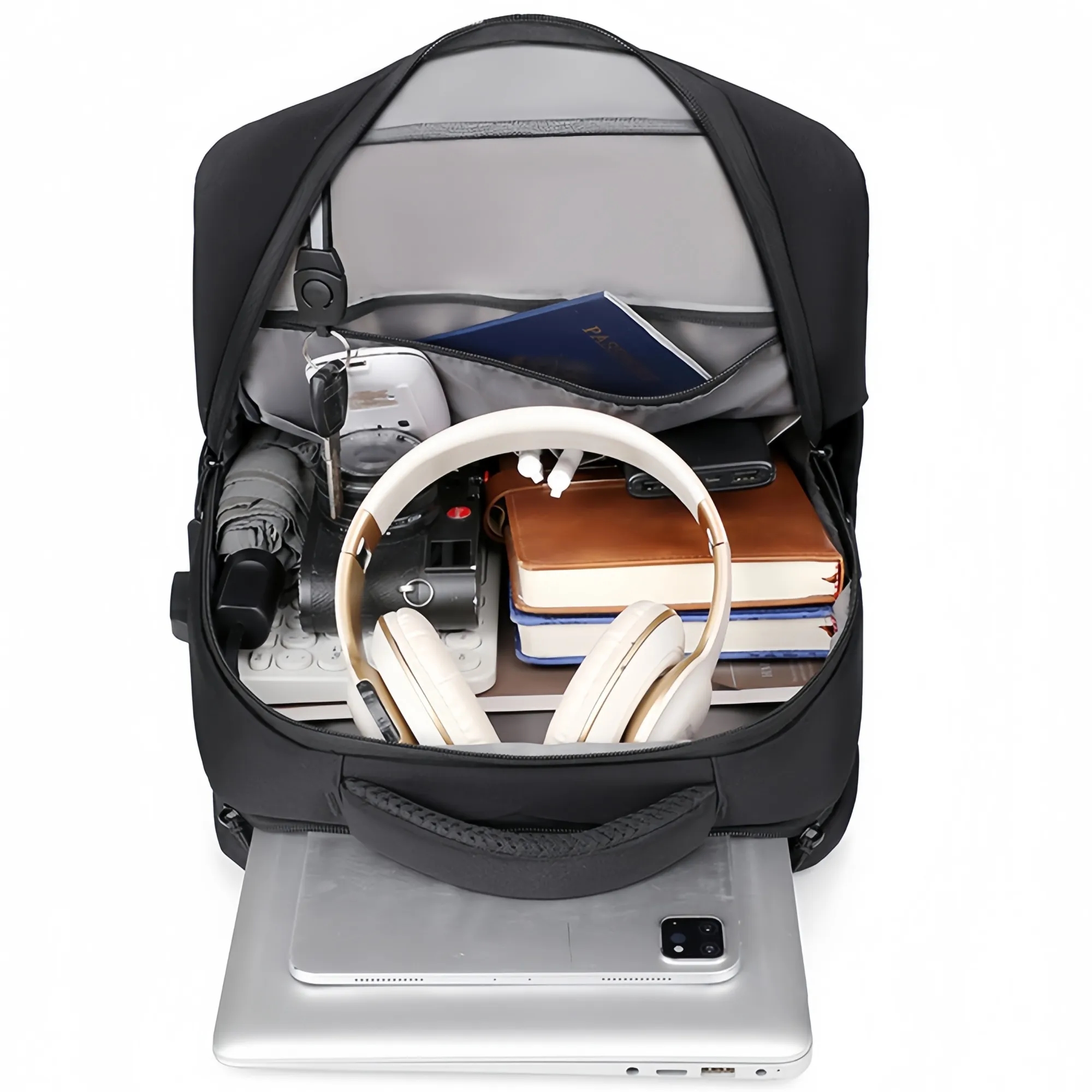 Waterproof Oxford Large Capacity Multi Bag Laptop Backpack 8