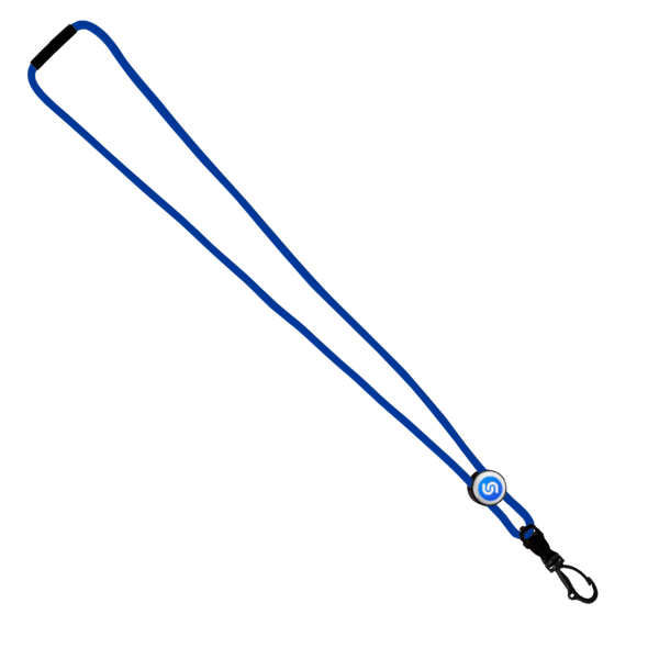 3/16" Nylon Cord Lanyard with Snap-Buckle Release, Standard O-Ring & Slider 100