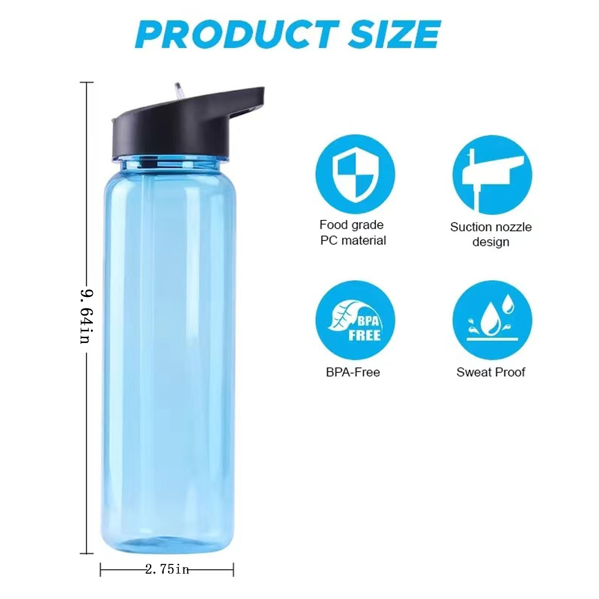 Travel-Friendly Portable Straw Cup for Lemon Drinks 1