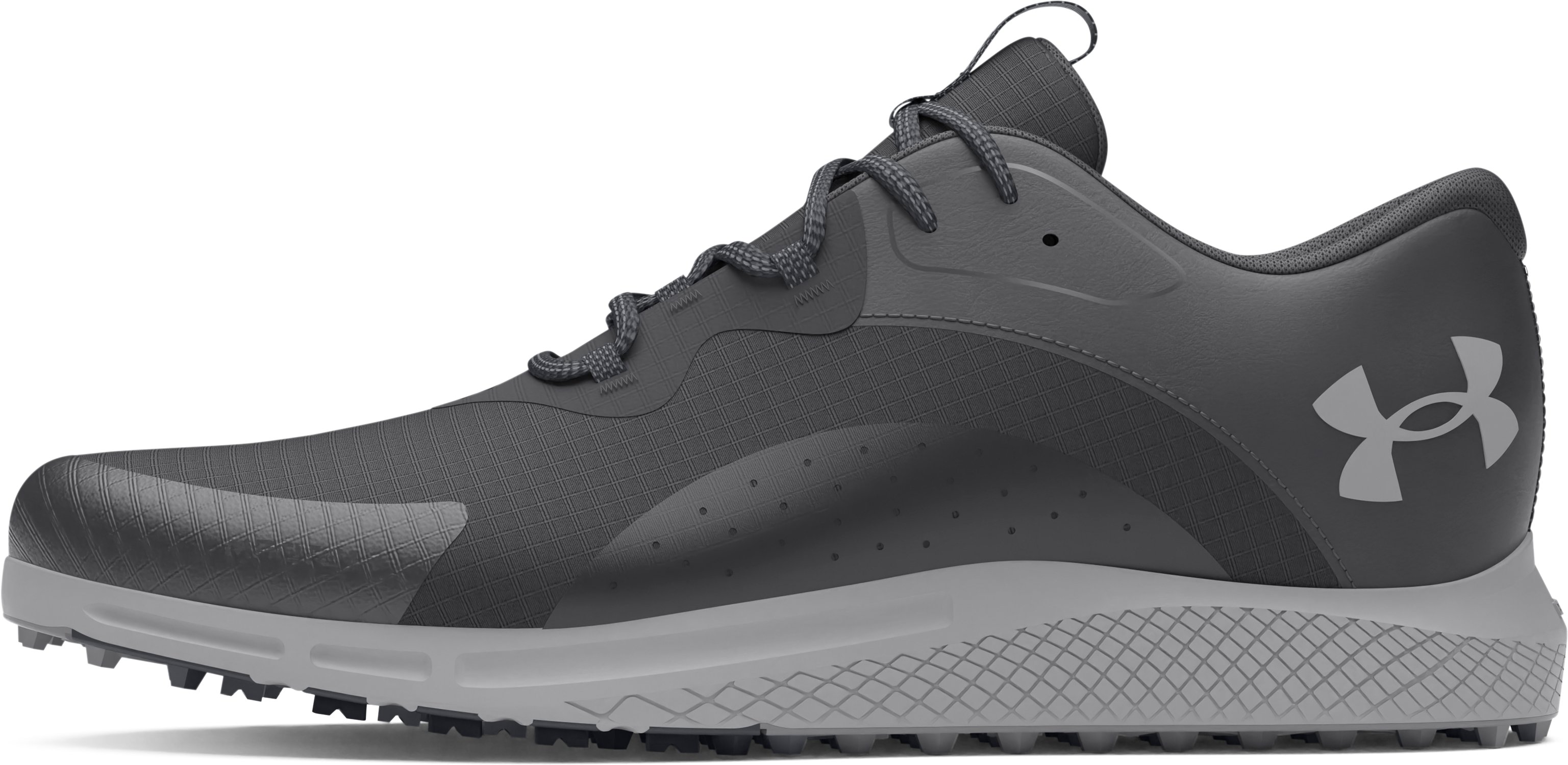 UA Charged Draw 2 Spikeless Men's Golf Shoes, custom athletic wear with logo imprint 2