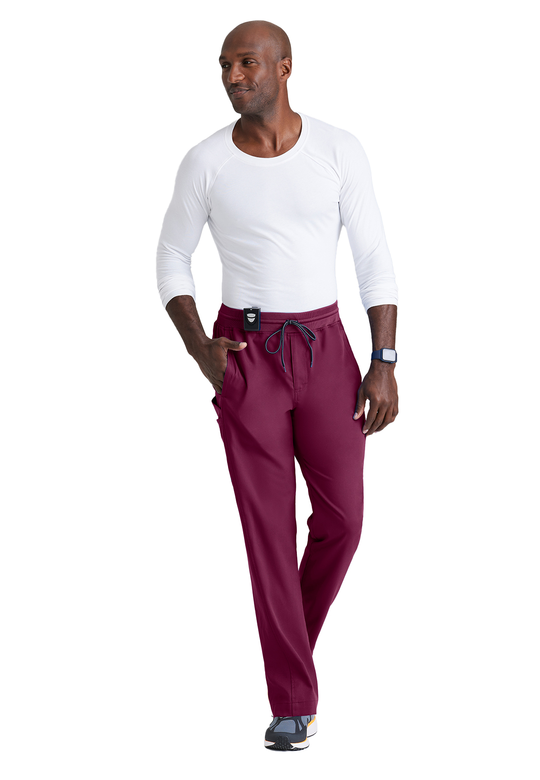 Grey's Anatomy Spandex Stretch - Men's Six-Pocket Straight leg Hudson Scrub Pant 9