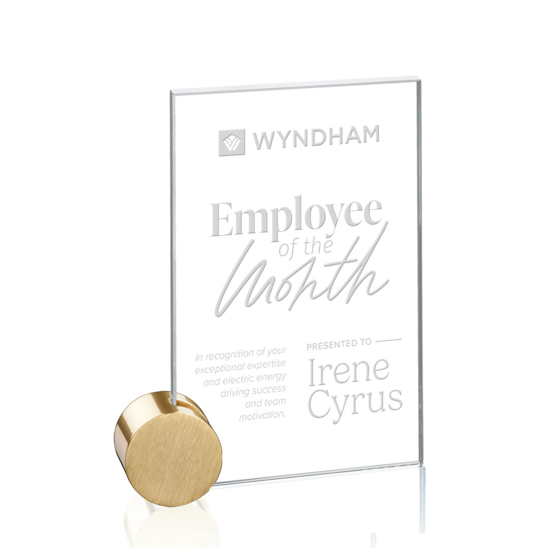 Bermuda Award - Starfire/Gold Circle 8