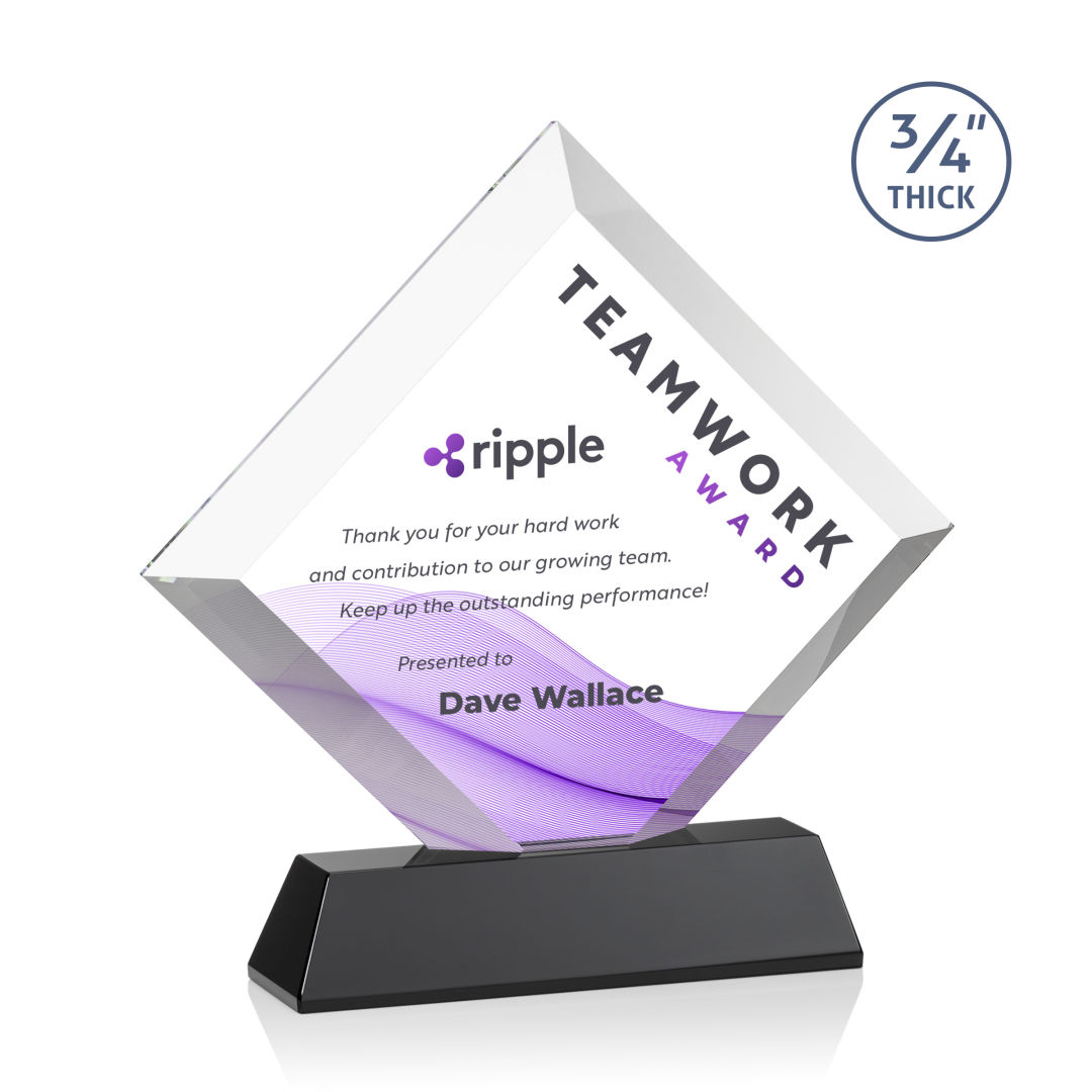 Belaire VividPrint™ Award on Newhaven Base - Black 5