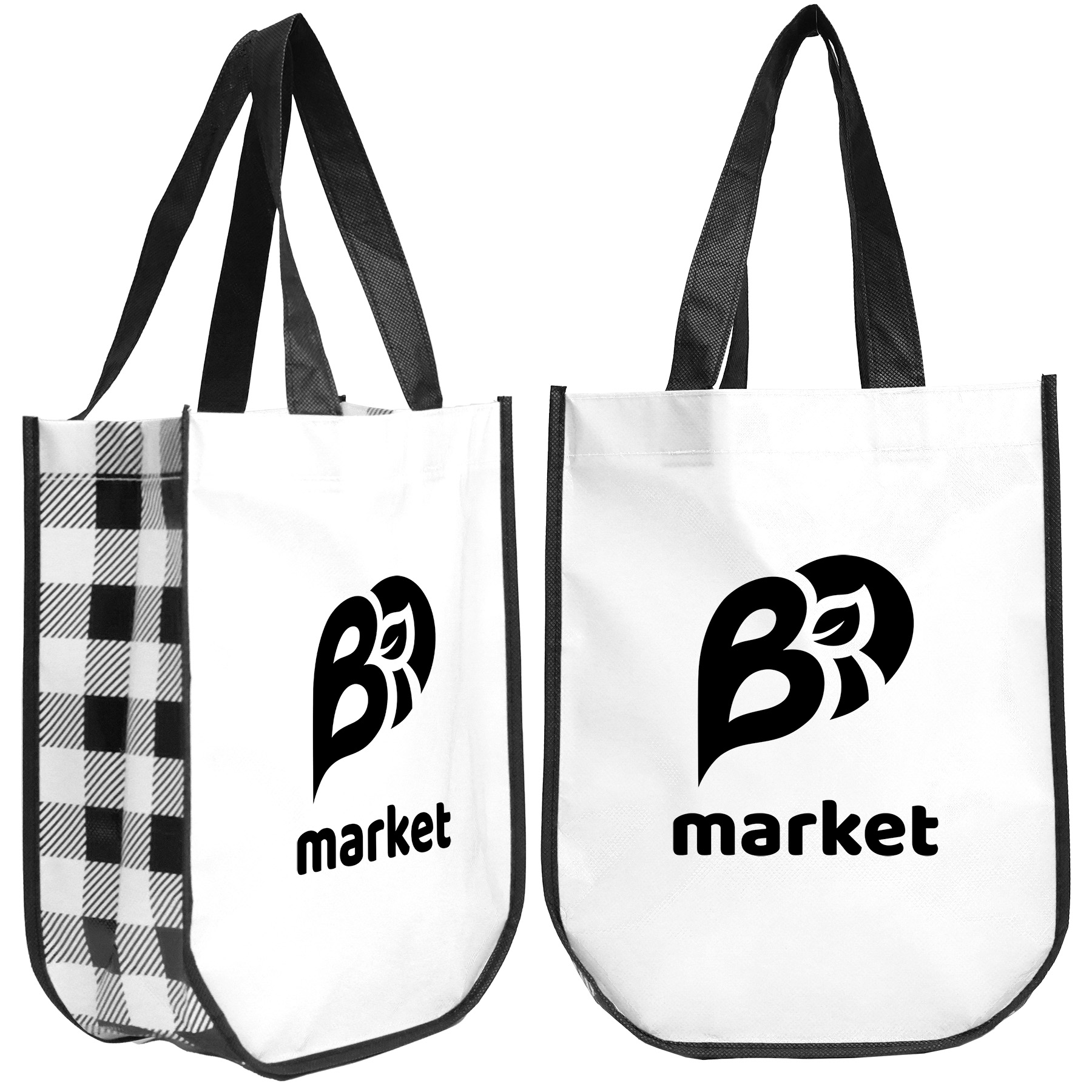 Lumberjack Plaid Laminated Fashion Tote 3