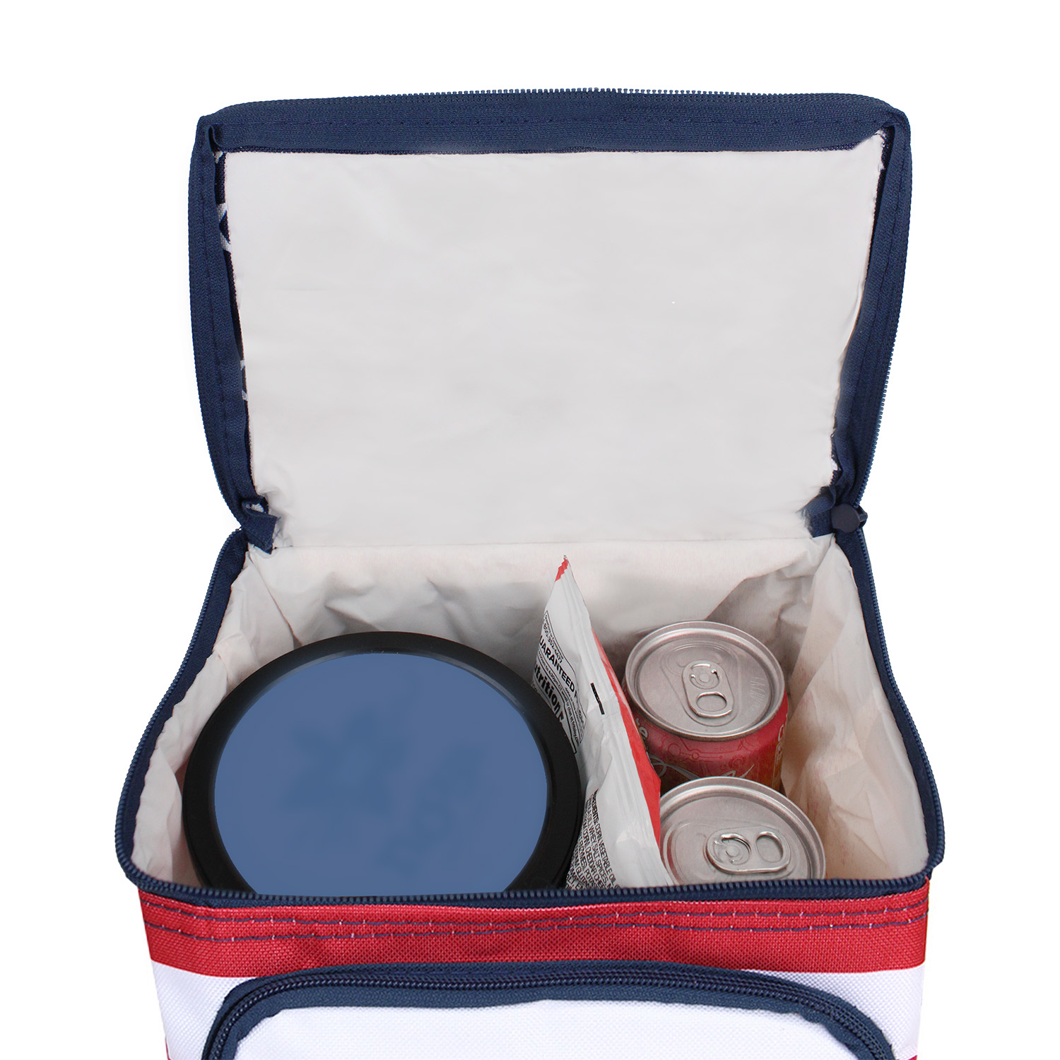 STARS & STRIPES 6-CAN COOLER/LUNCH BAG