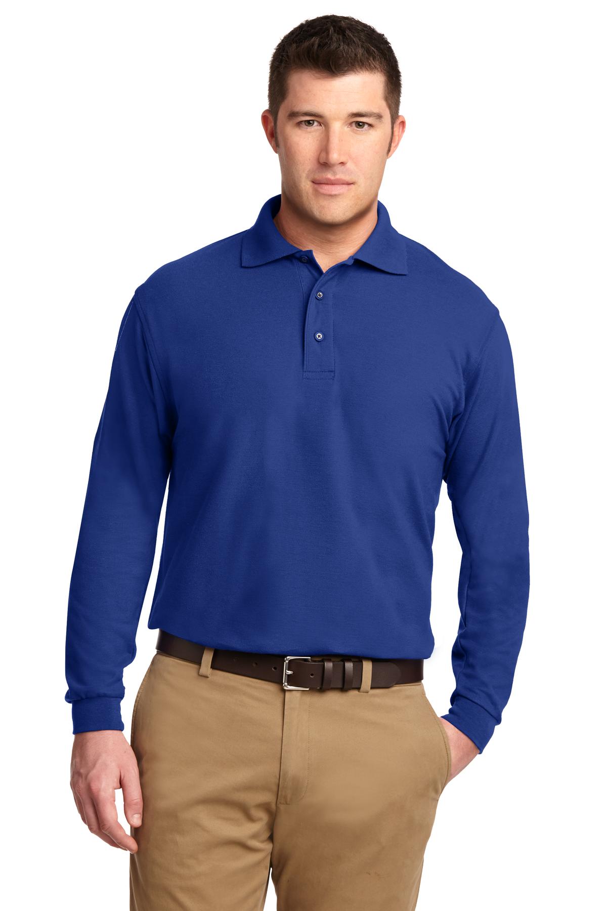 Port Authority Tall Silk Touch Long Sleeve Polo. TLK500LS 16