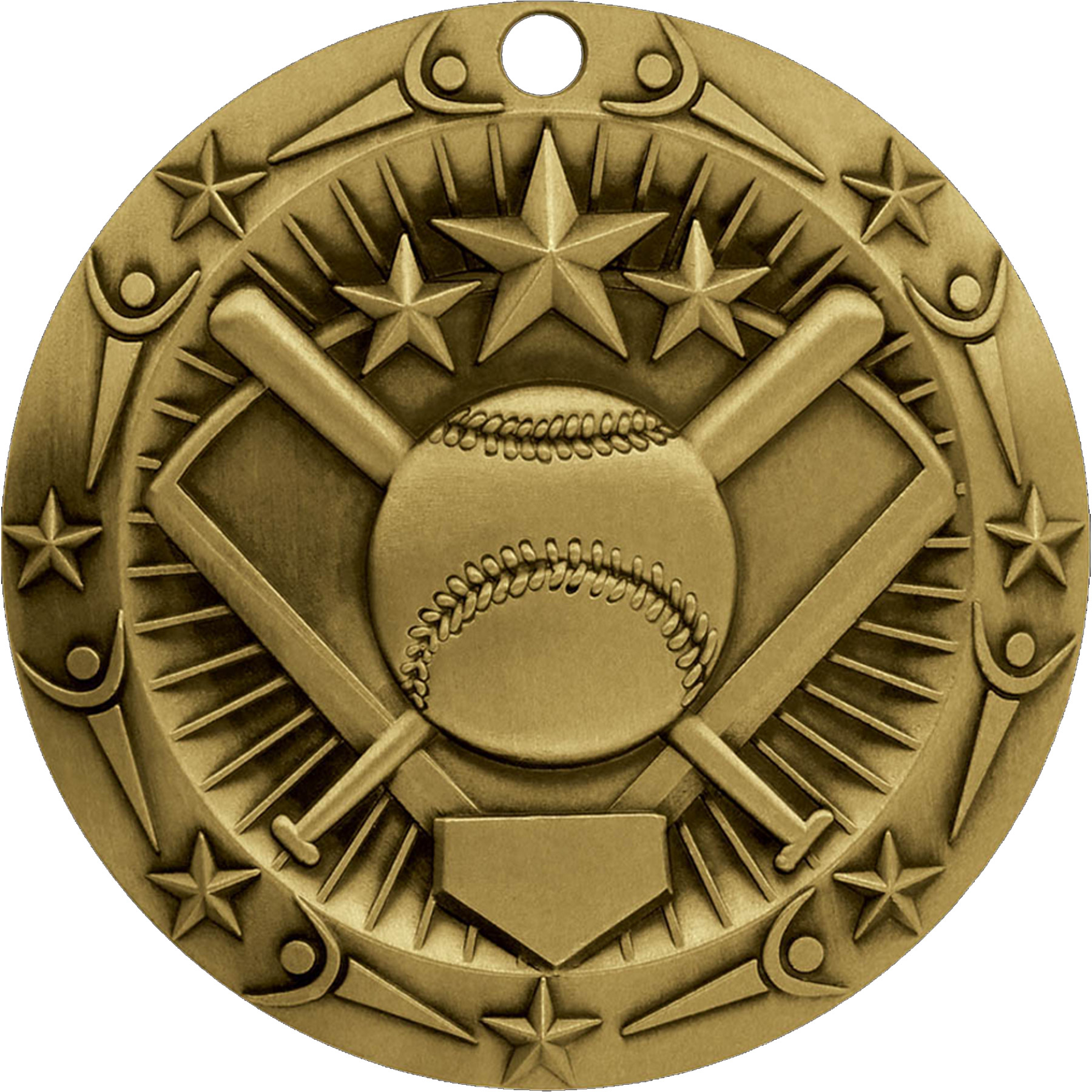 Stock World Class Sports & Academic Medals: Softball 5
