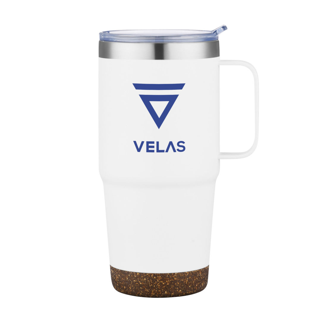 Akira Travel Mug w/Cork Bottom - 24oz 1