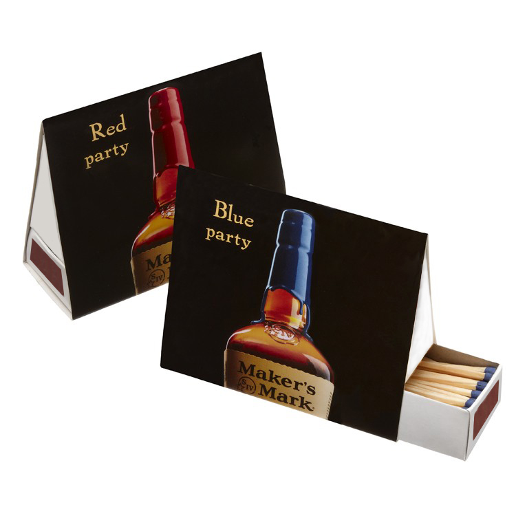 Table Tent Fireplace, Cigar & BBQ Specialty Matchbox 40 Matchsticks (4-inch) 9