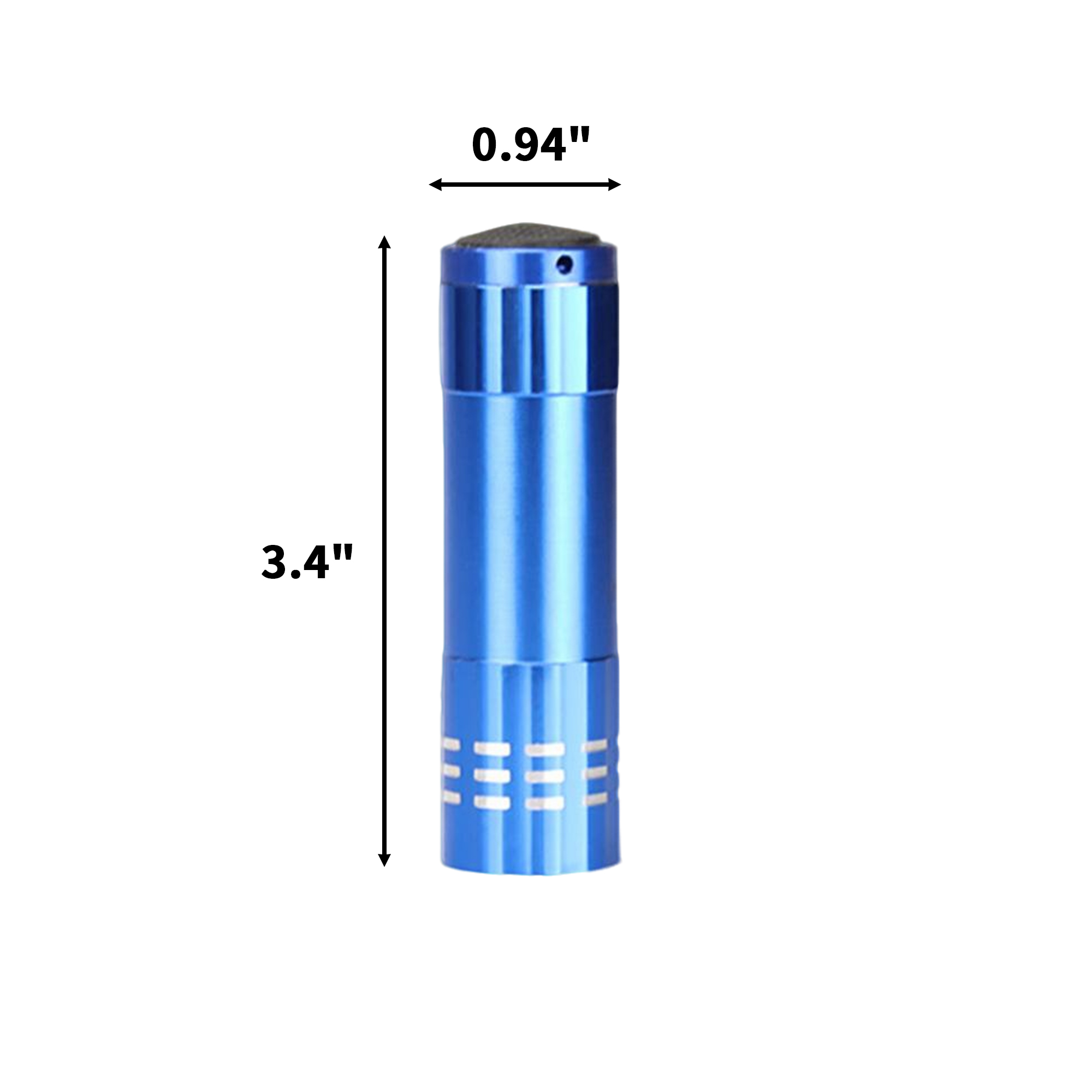 Aluminum Mini Light Emitting Diode Flashlight 2