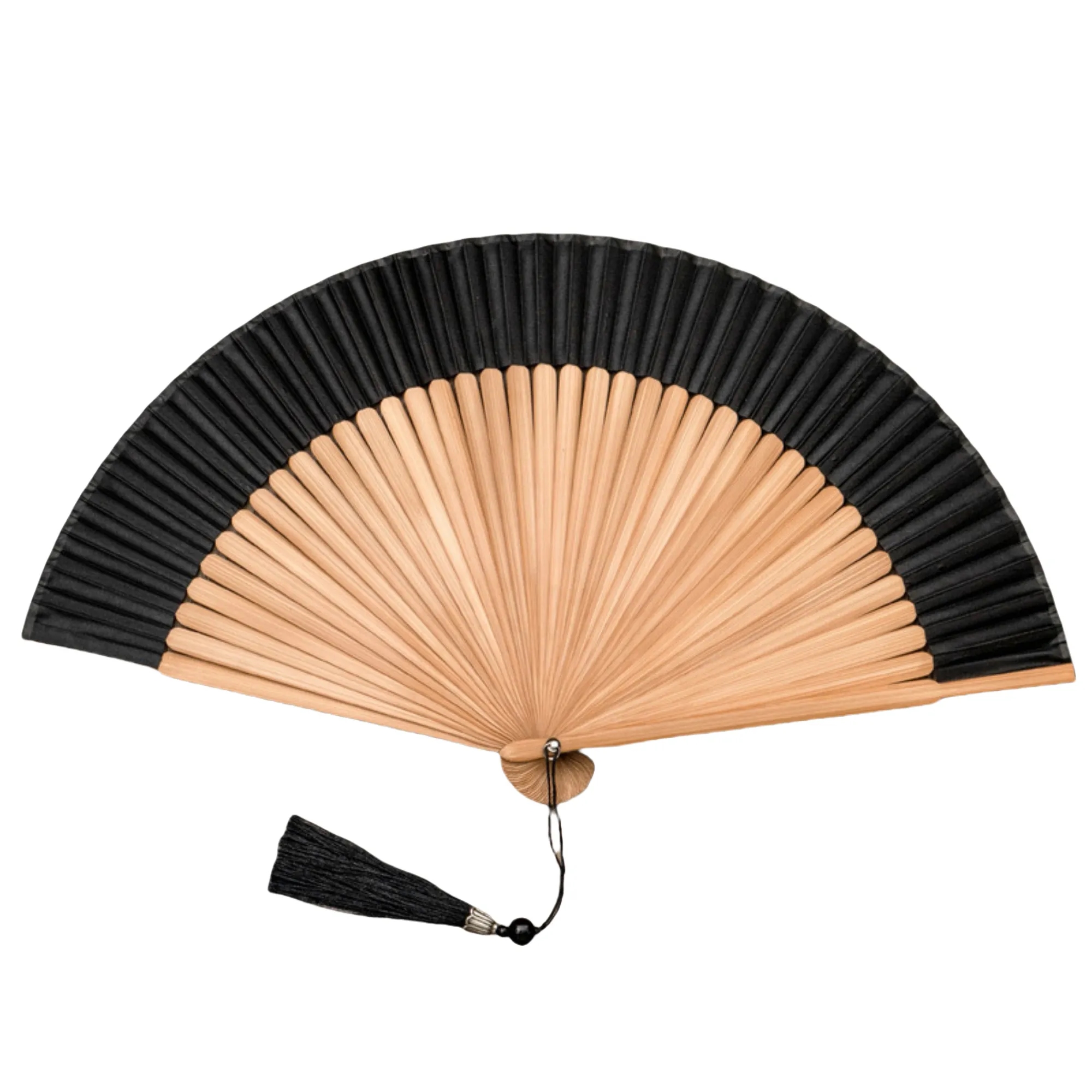 Folding Hand Bamboo Silk Fan 3