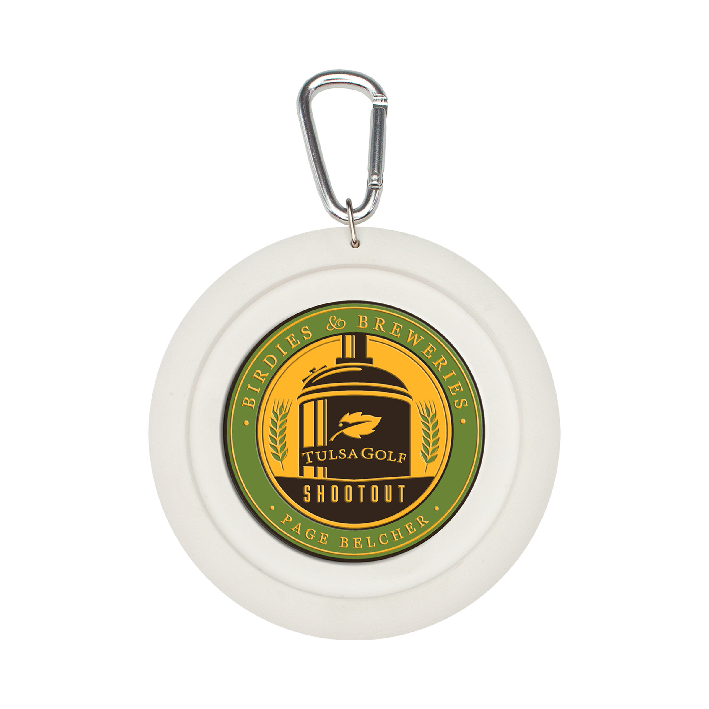 Golf Putt Target PVC Bag Tag