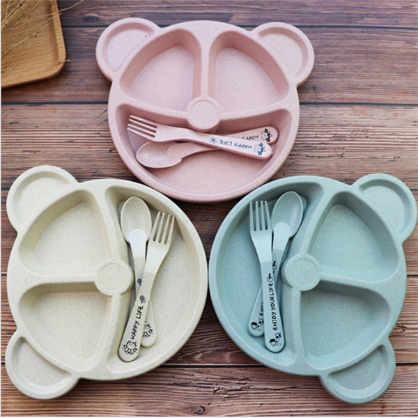 Wheat Straw Divided Plates 1