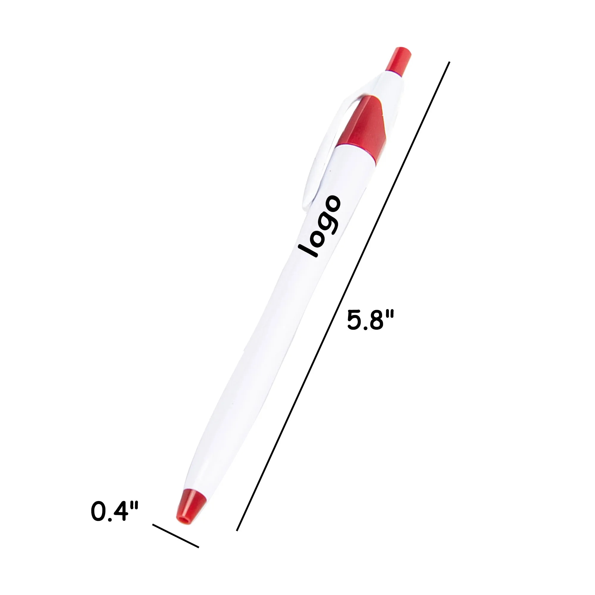MOQ 10 Black Ink Ballpoint Javelin Pen 1.0mm 2