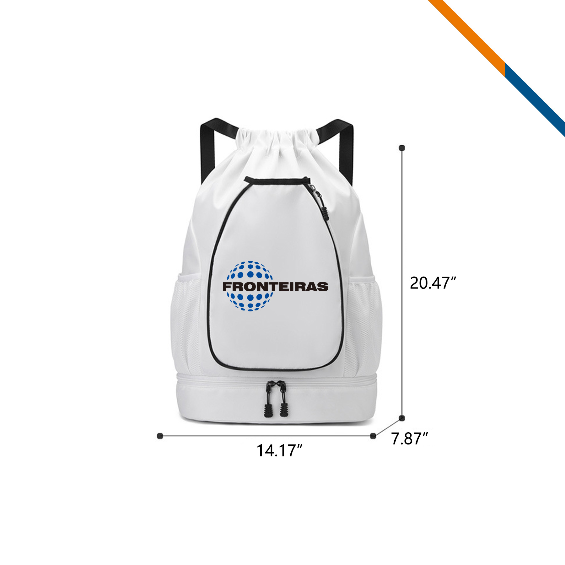 Kylin Sports Racket Drawstring Backpack 7