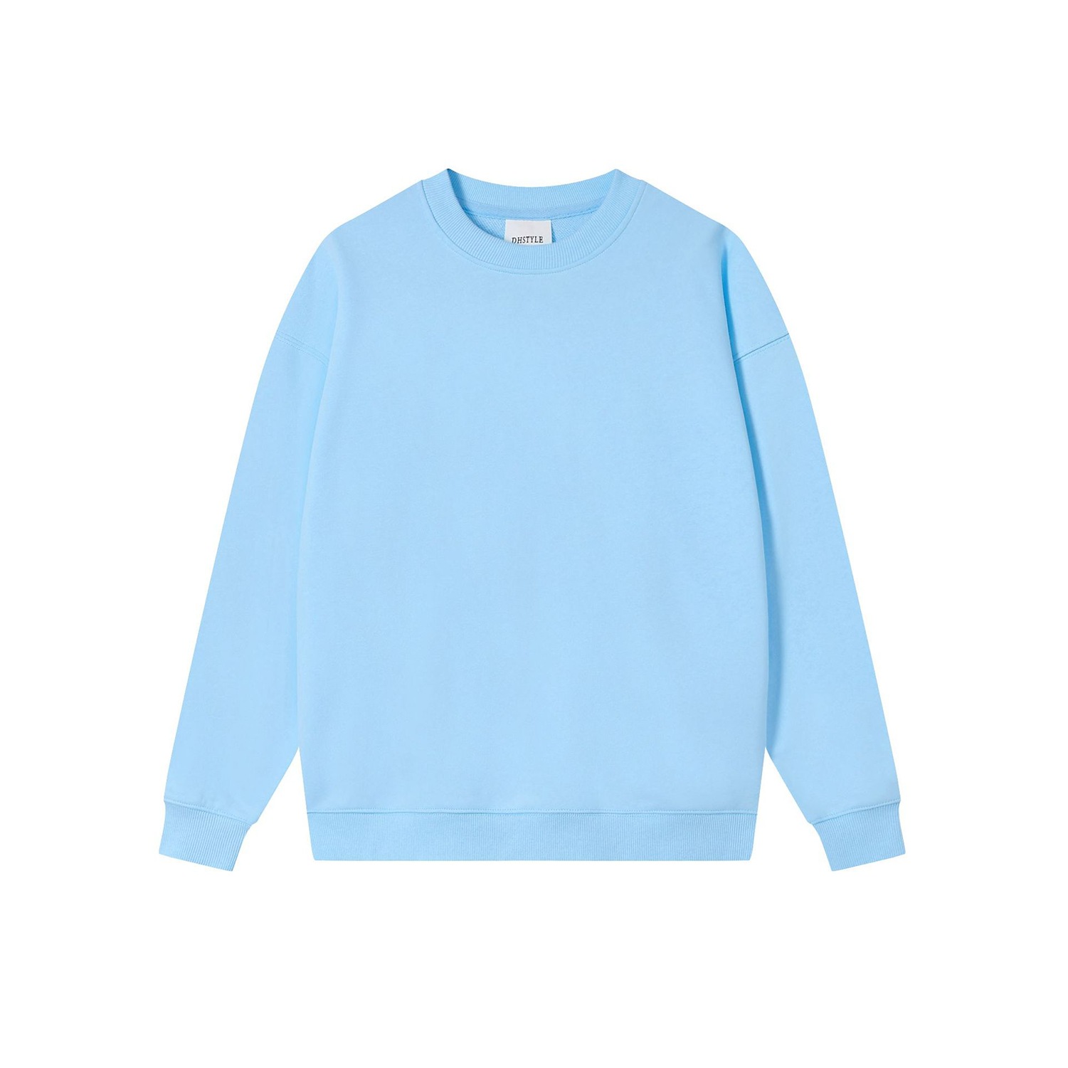 Unisex Cotton Crewneck Pullover Long Sleeve Sweatshirt 9