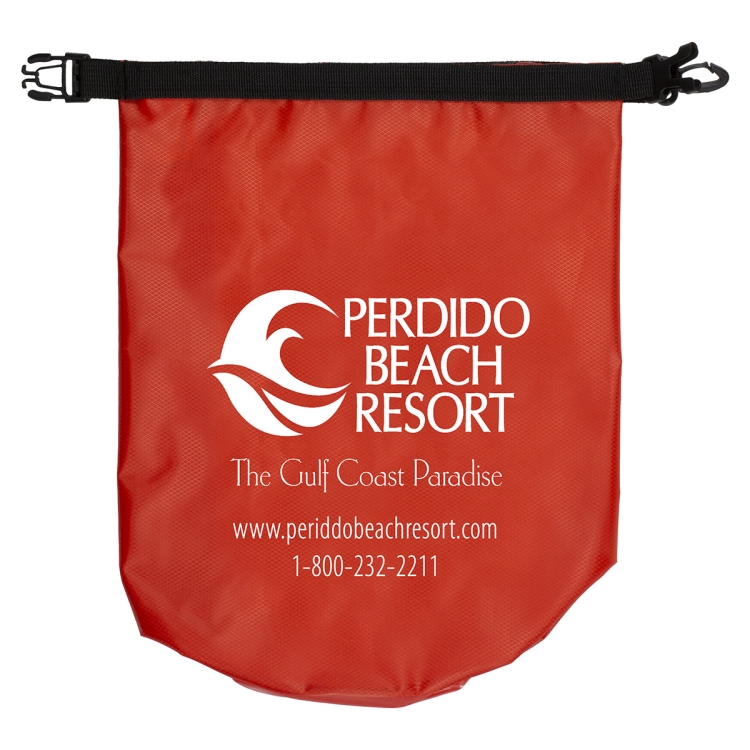 "The Navagio" 5.0 Liter Water Resistant Dry Bag With Clear Pocket Window 4