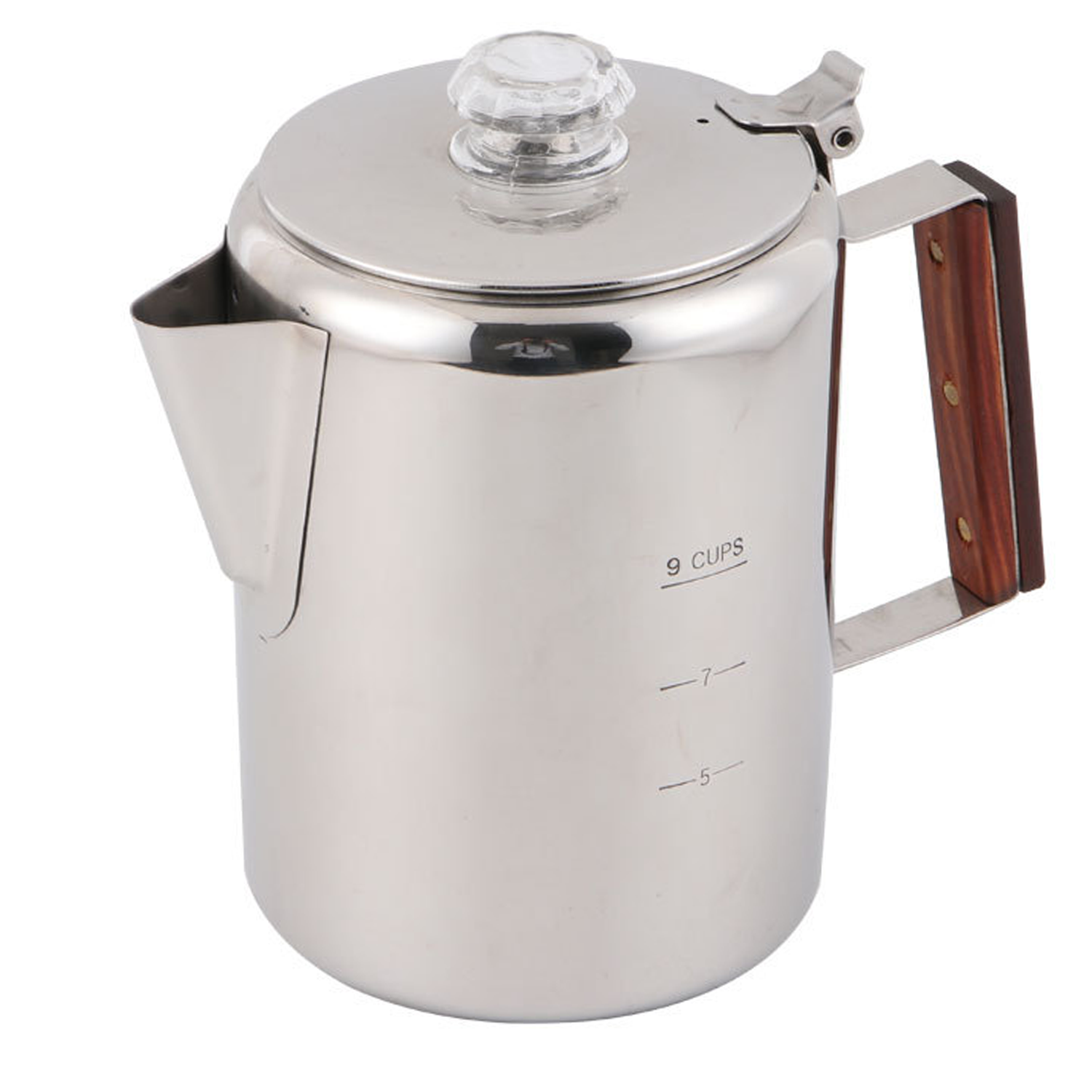 74oz Stainless Steel Outdoor Short Spout Coffee Pot 6