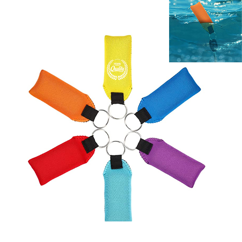 Floating Waterproof Floatable Foam Neoprene Keychain 6