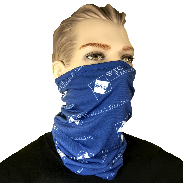 Neck Gaiter / Tube Style Spandex Mask (Dye Sub Logo), Adult Size 2
