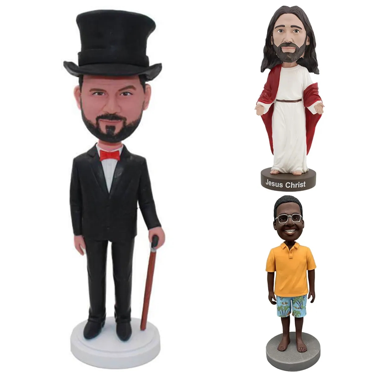 Fully Customizable 6 inch Custom Polymer Clay Bobblehead 2