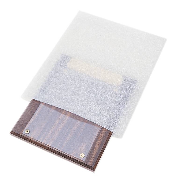 Foam Pouch Award Plaque Packaging