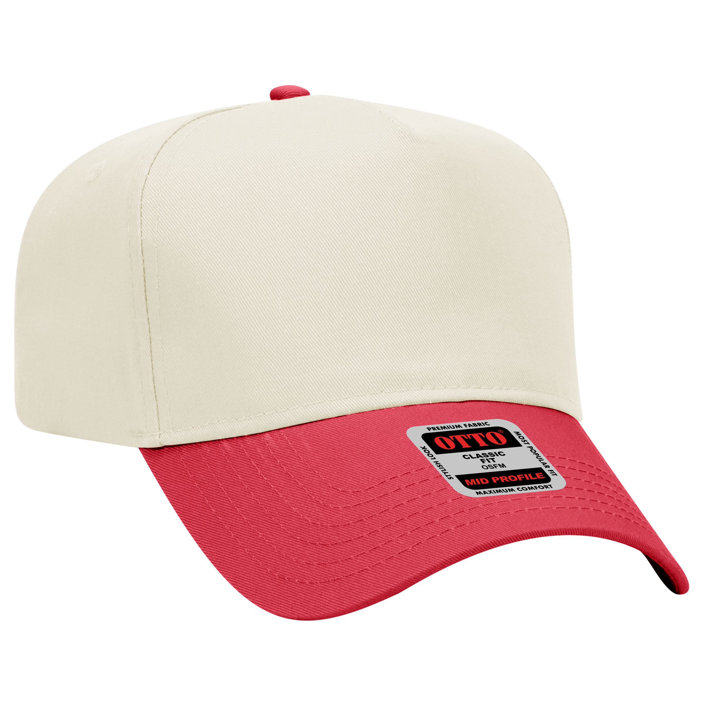 OTTO CAP® 5 Panel Mid Profile Baseball Cap 32