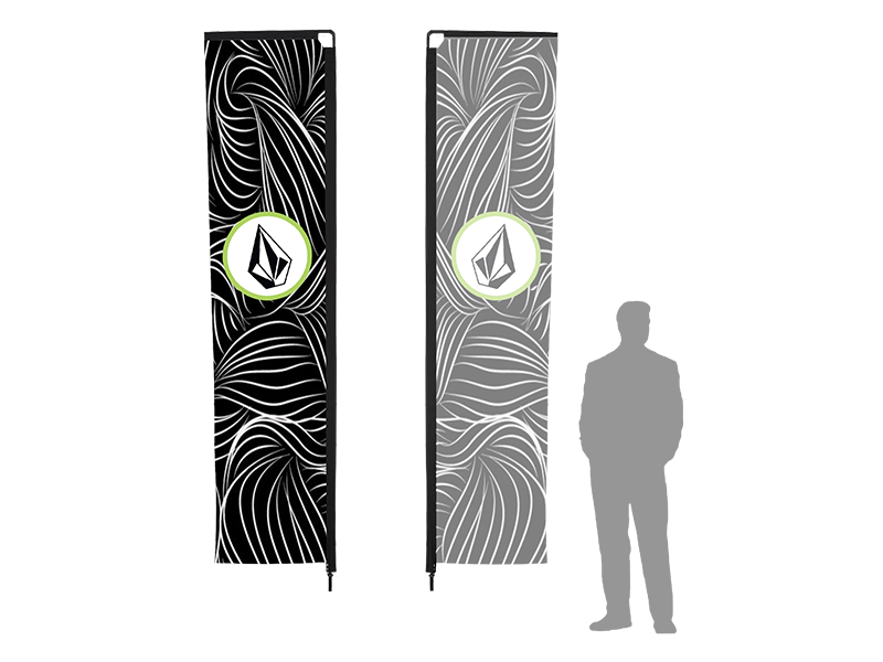 13ft Single Banner Flag w/ Pole 1