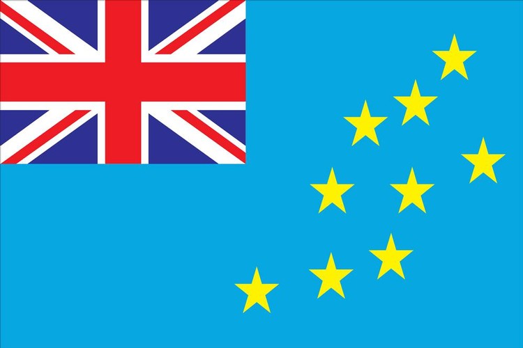 Tuvalu Flag - 2' x 3' - Nylon 1