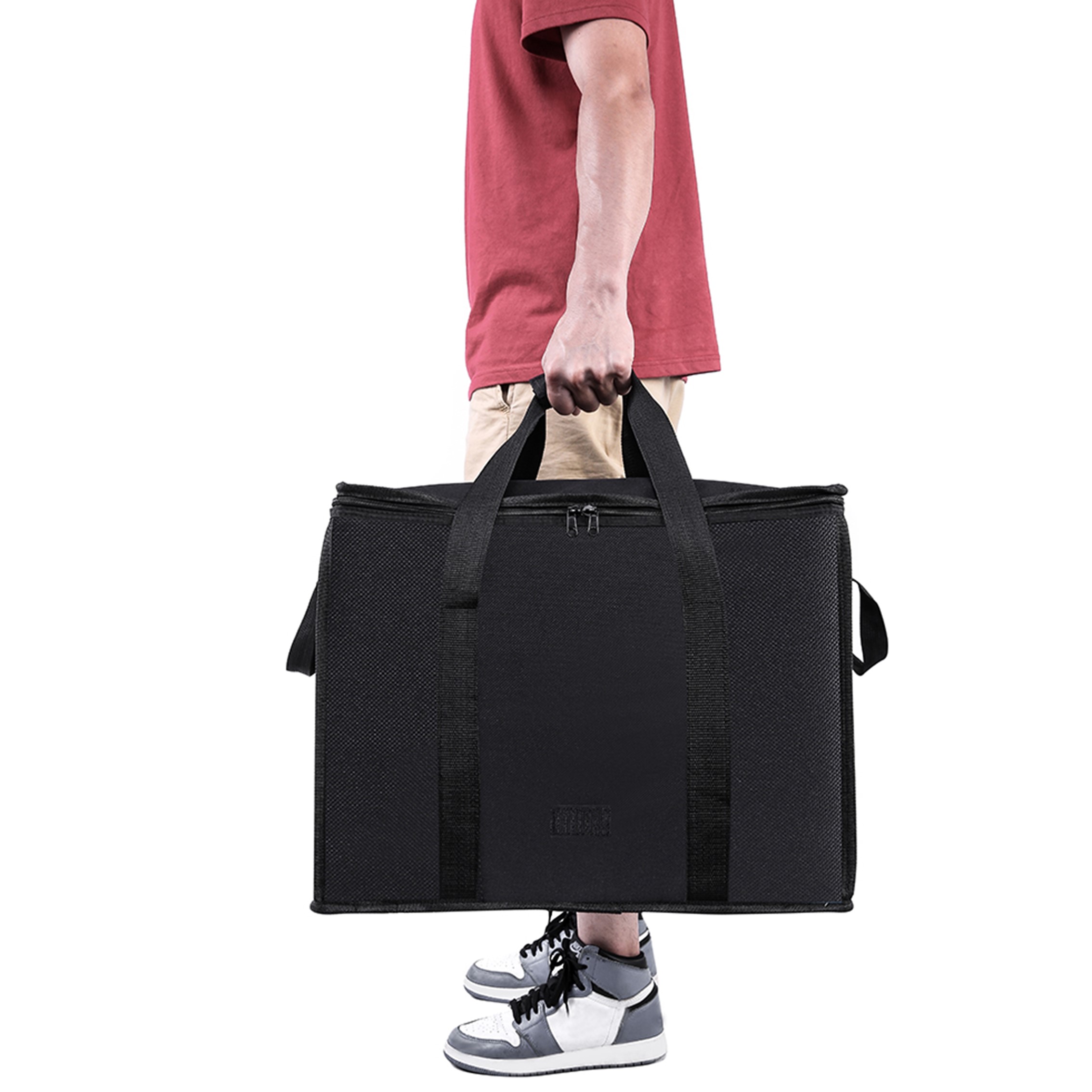 Custom Logo Printed Insulated Heavy Duty Food Delivery Coolers Bag 5