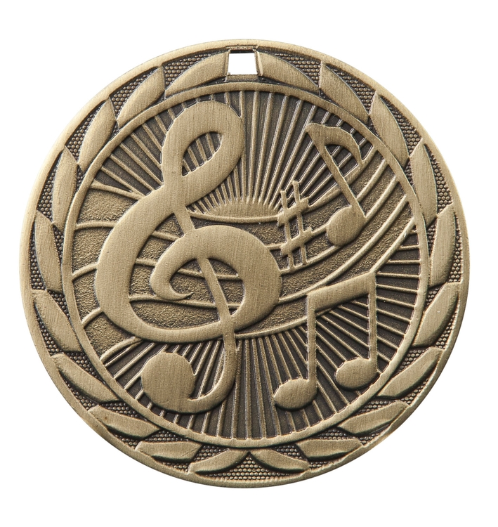 Music Fe Iron Medal 2" 2