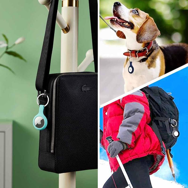 Silicone Keychain AirTag Case Holder 3