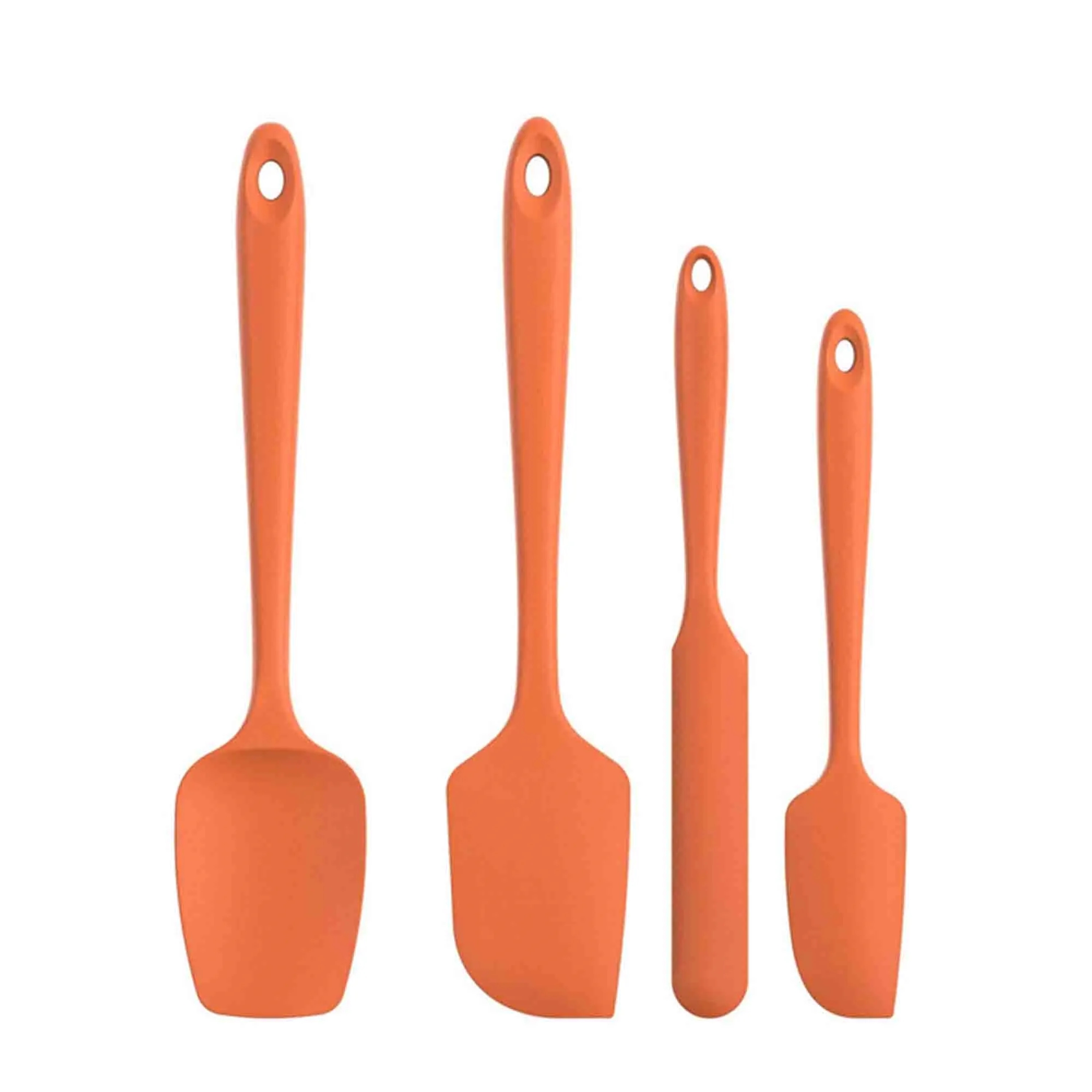 4 Pieces Silicone Food Grade Rubber Spatula Set 3