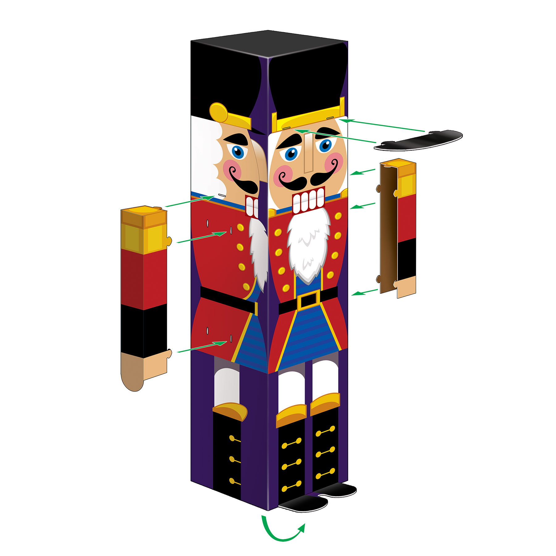 3-D Nutcracker Props 2