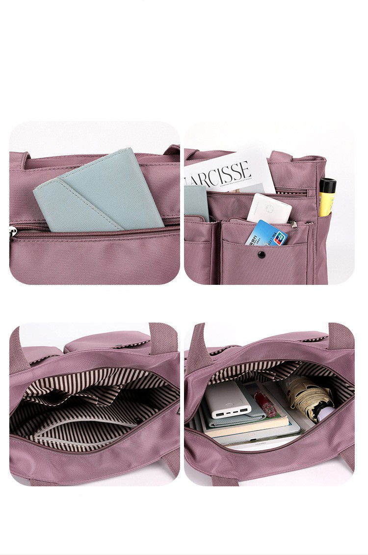 Waterproof Nylon Multi Pocket Shoulder Bags 10