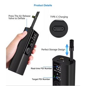 Mini Electric Tire Inflator Air Compressor 3