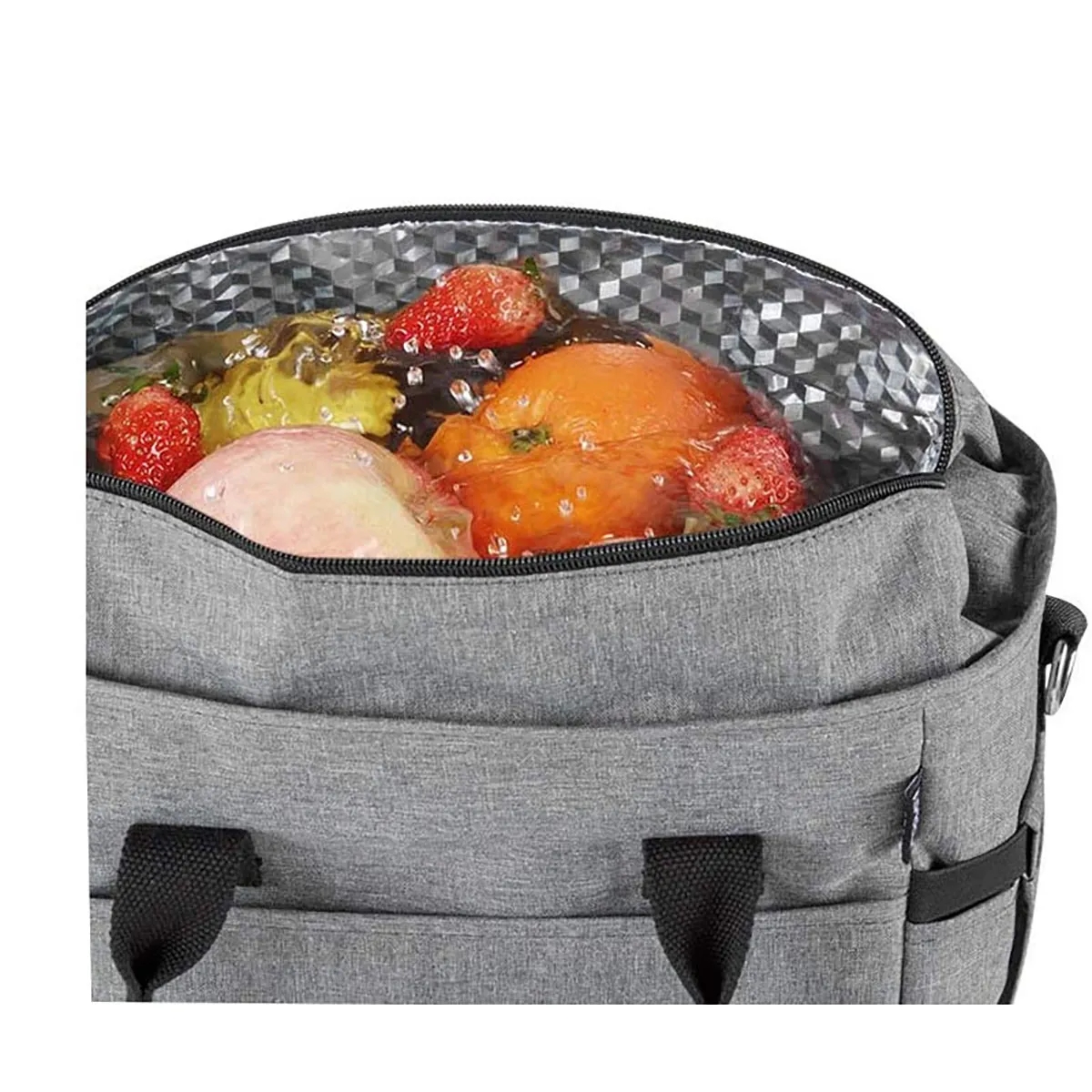 Portable Insulated Pinic Lunch Cooler Crossbody Tote Bag 2