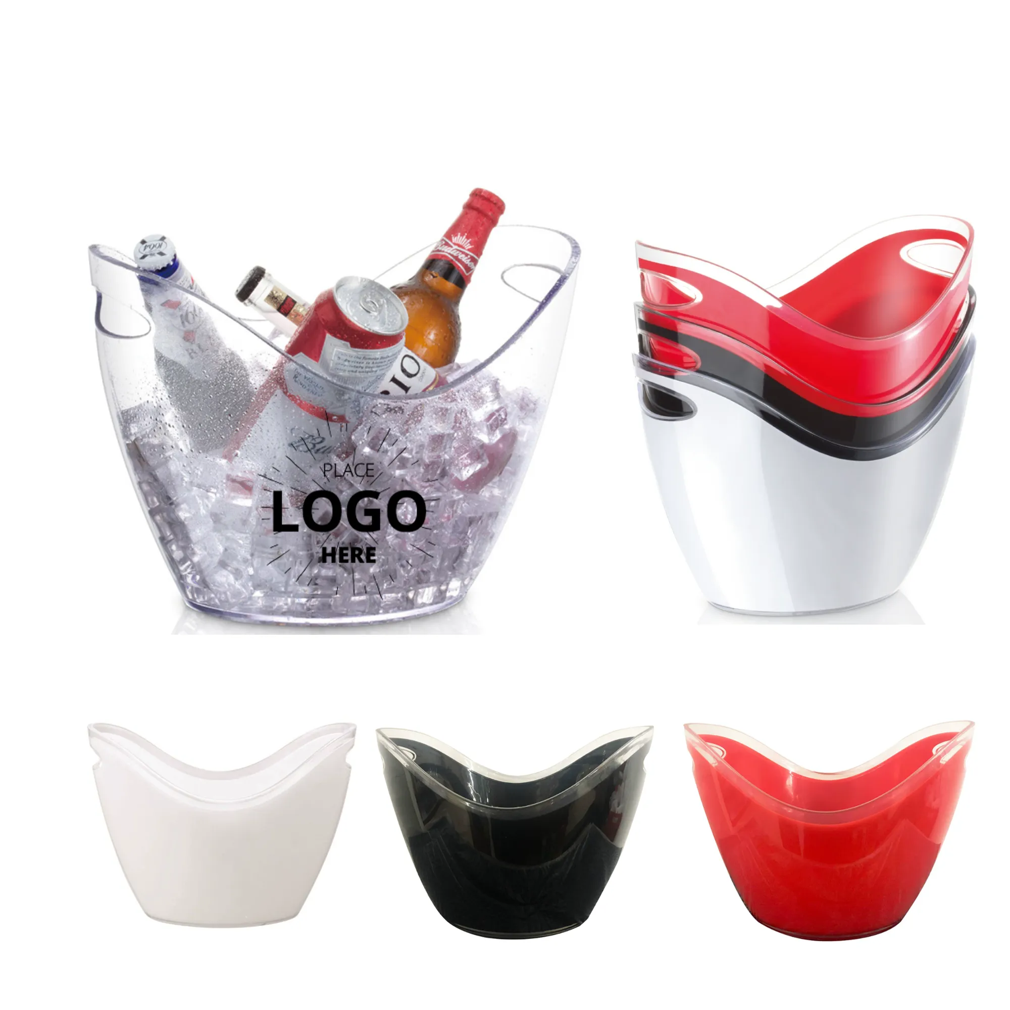 Ice Bucket for Wine-8L Plastic Tub 4