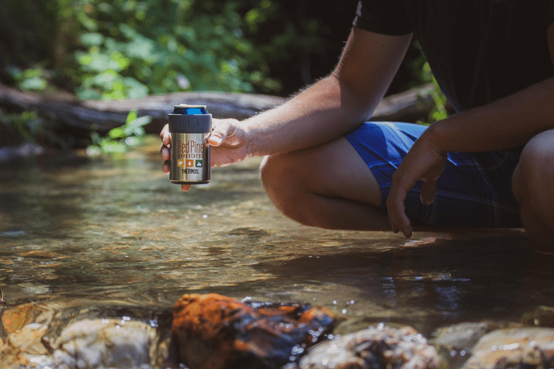 12 oz. Thermos® Double Wall Stainless Steel Can Insulator 40