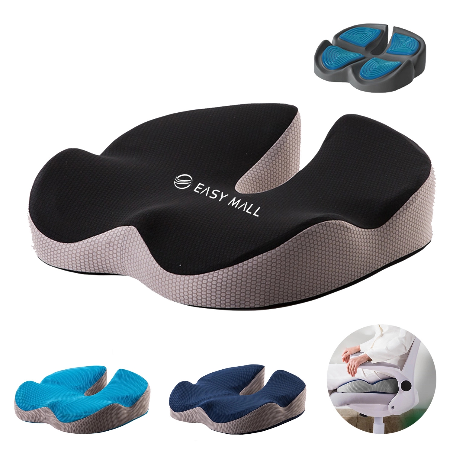 Gel Enhanced Seat Cushion for Women 2